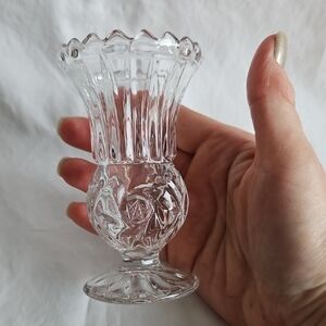Vintage Elegant Crystal Bud Vase